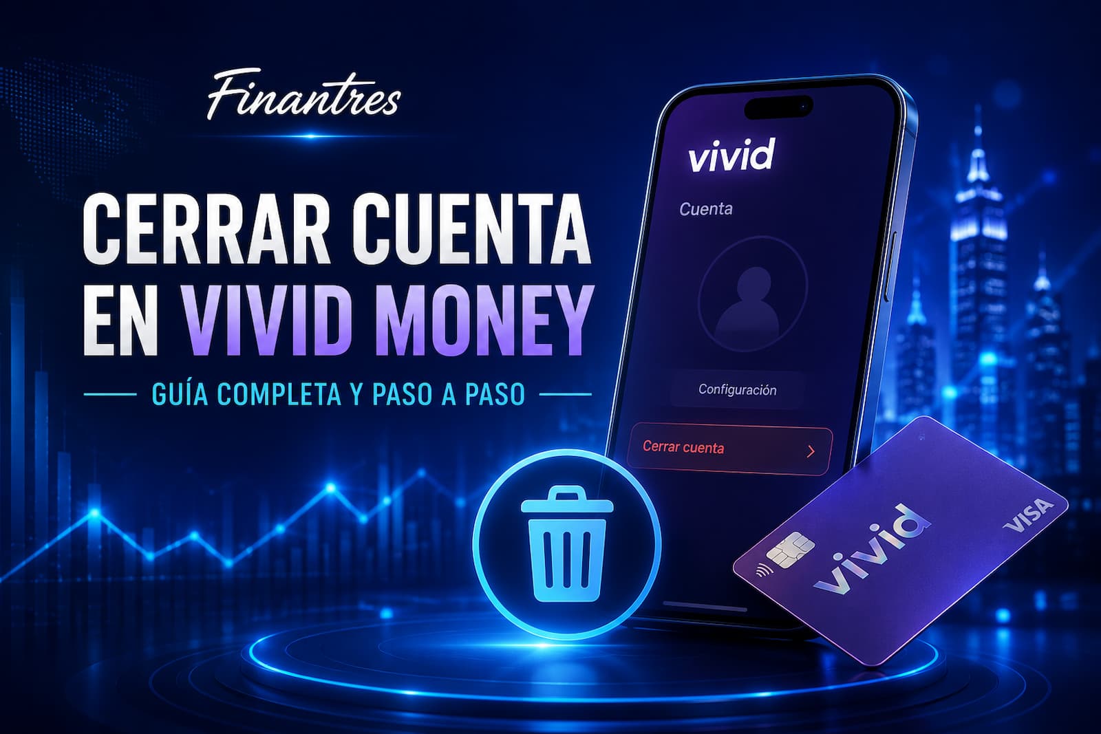 Cerrar cuenta en Vivid Money