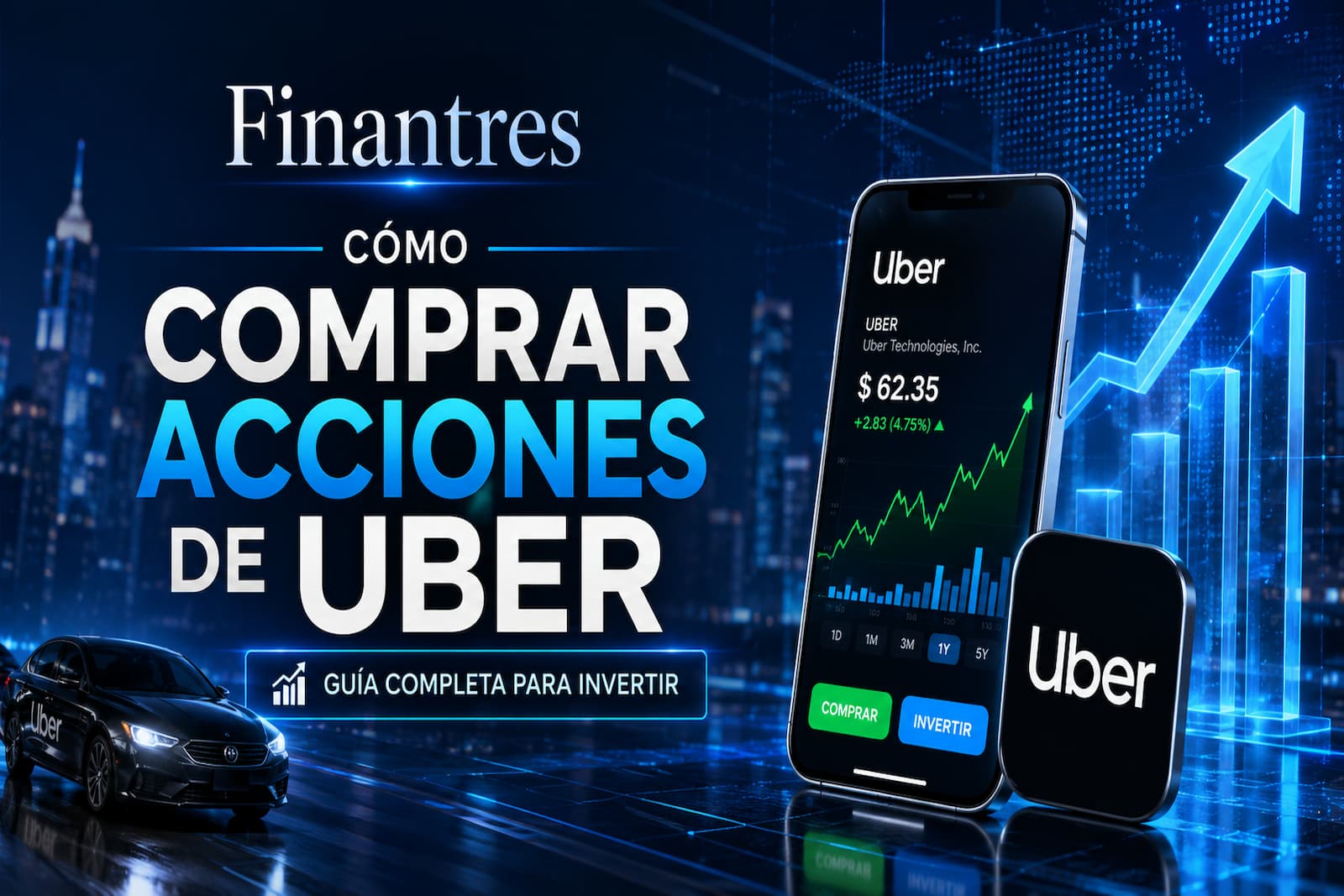 Cómo comprar acciones de Uber desde España paso a paso