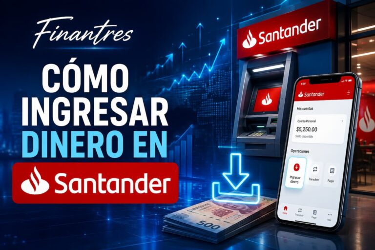Cómo ingresar dinero en Santander