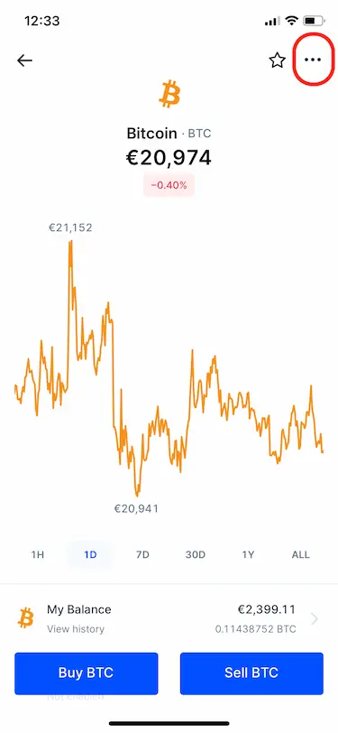 Proceso de retiro de criptomonedas desde Bitvavo