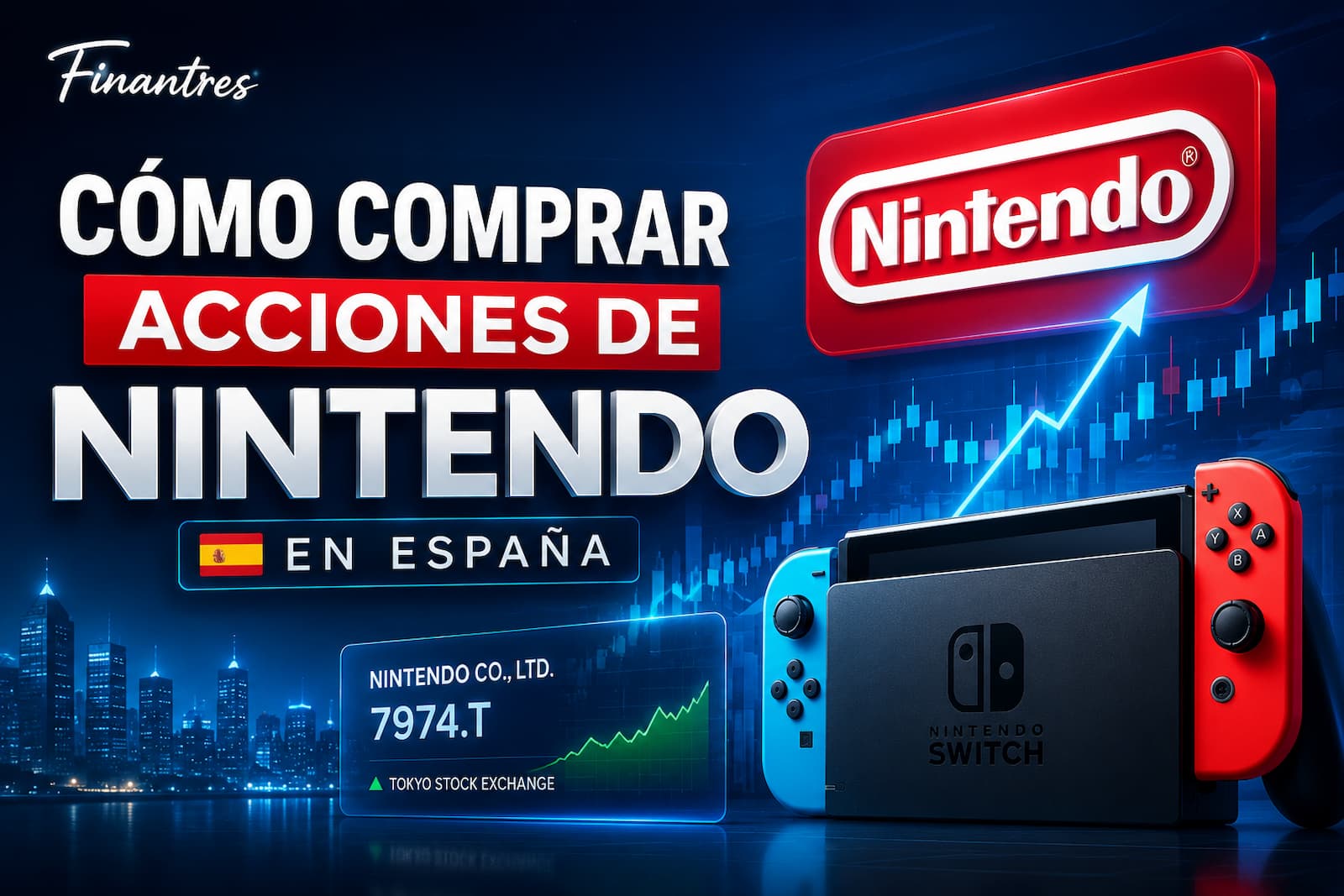 Cómo comprar acciones de Nintendo desde España paso a paso