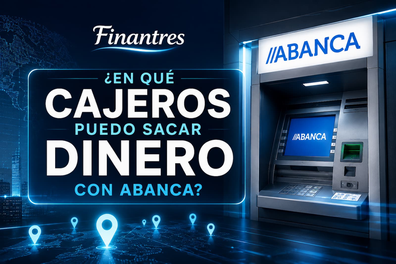 ¿En qué cajeros puedo sacar dinero con ABANCA