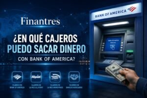 ¿En qué cajeros puedo sacar dinero con Bank of America