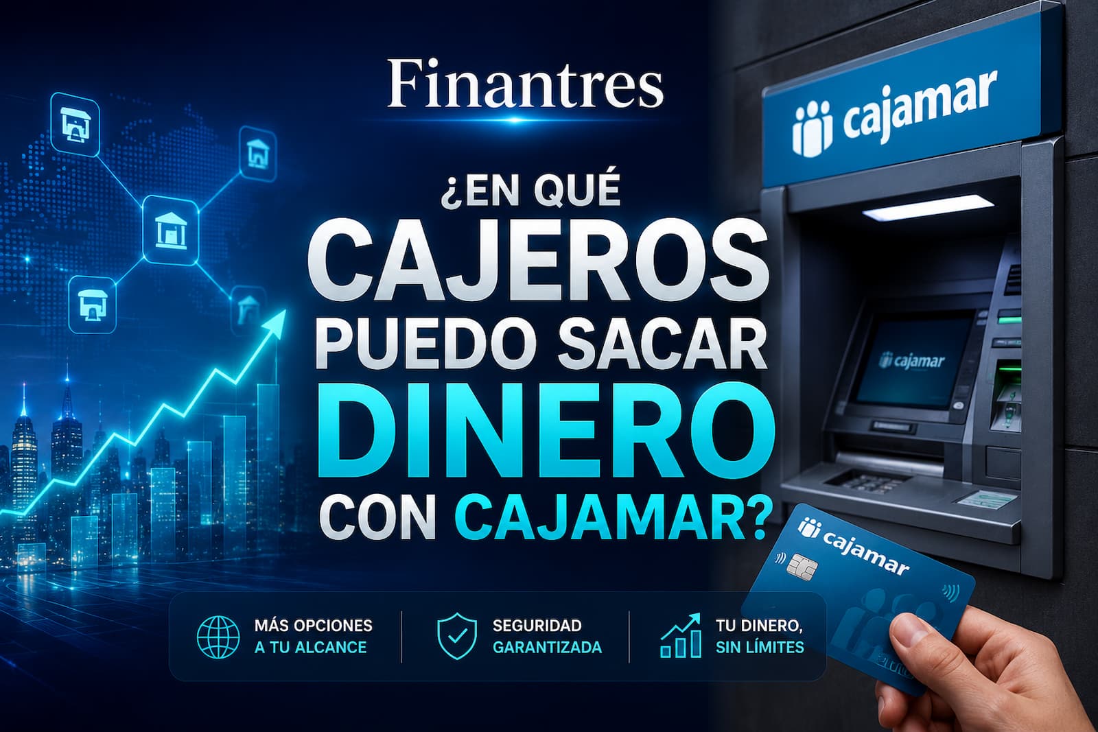 ¿En qué cajeros puedo sacar dinero con Cajamar