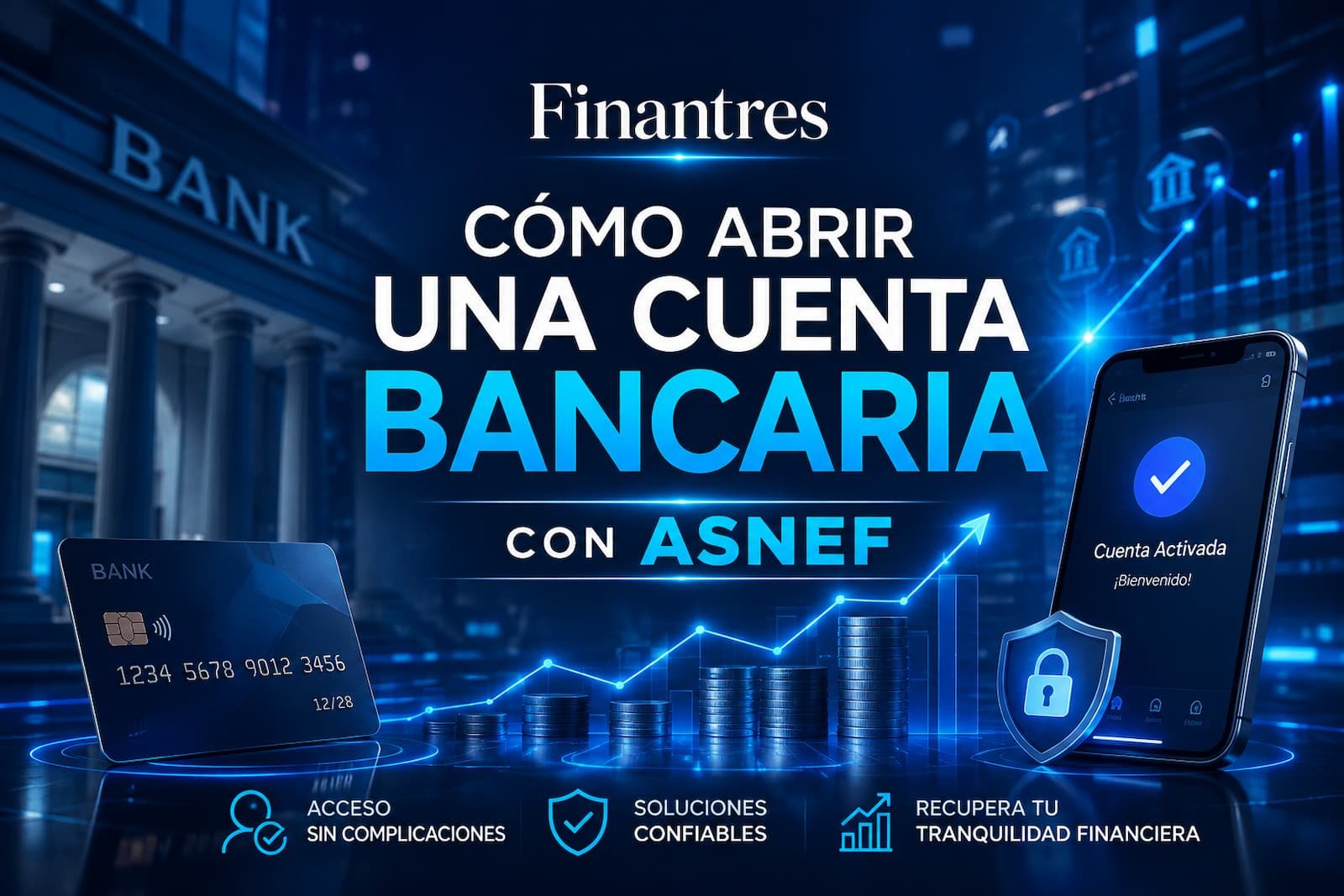 Cómo abrir una cuenta bancaria con ASNEF