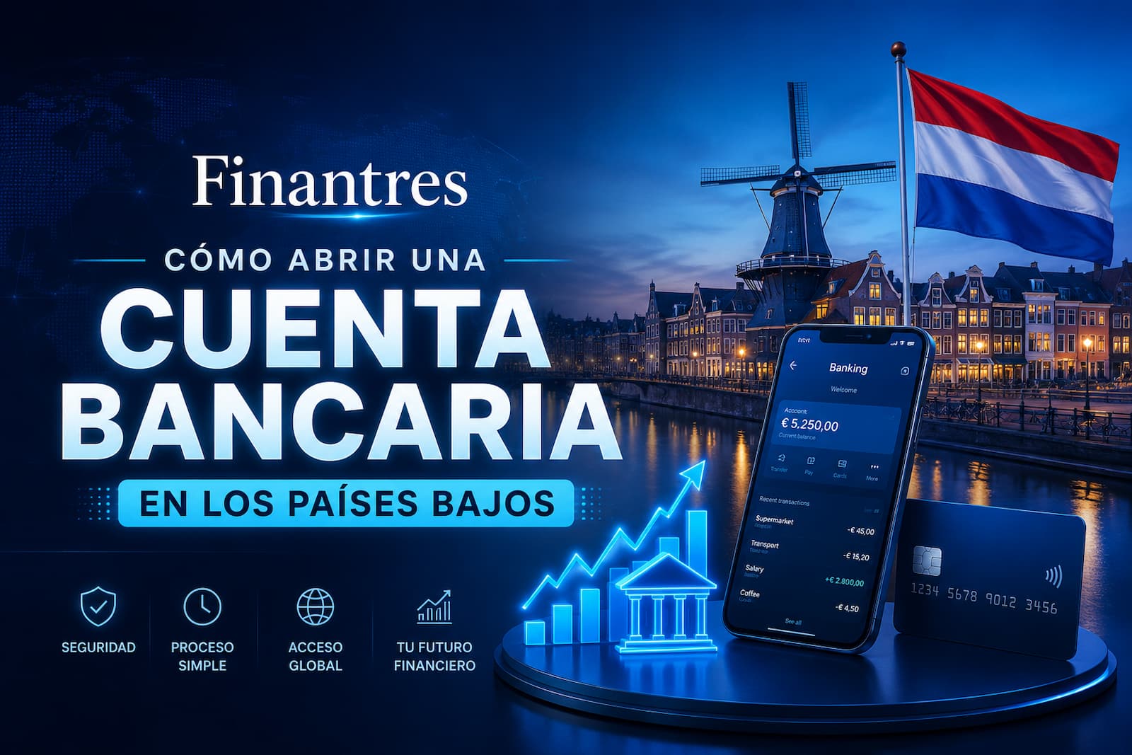 Cómo abrir una cuenta bancaria en los Países Bajos