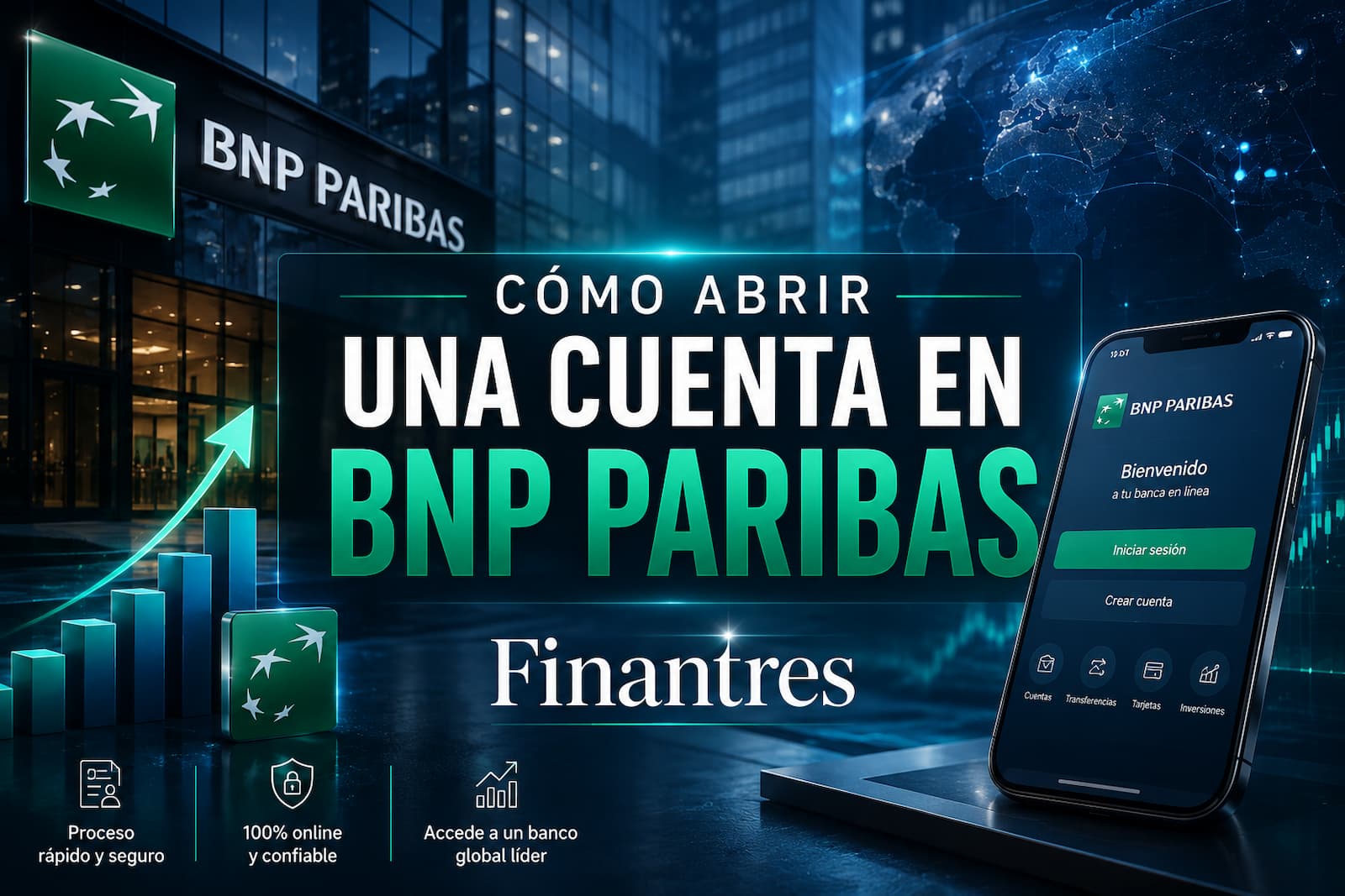 Cómo abrir una cuenta en BNP Paribas