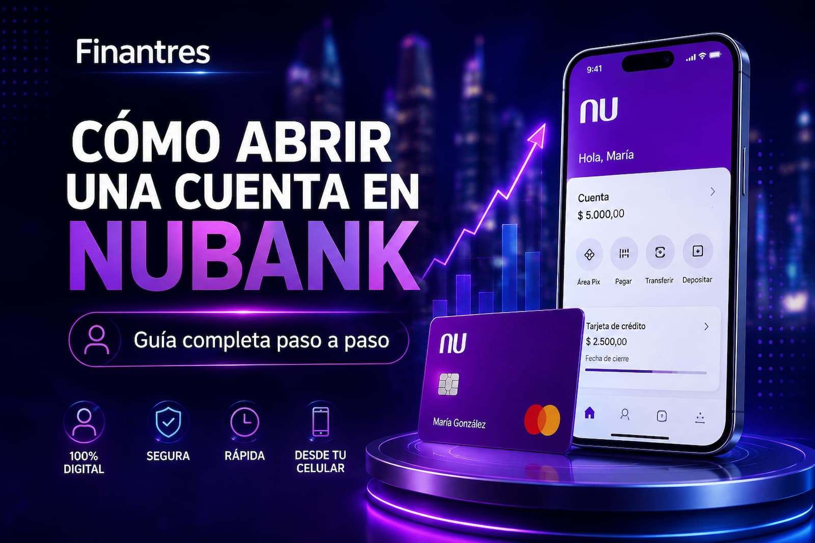 Cómo abrir una cuenta en Nubank
