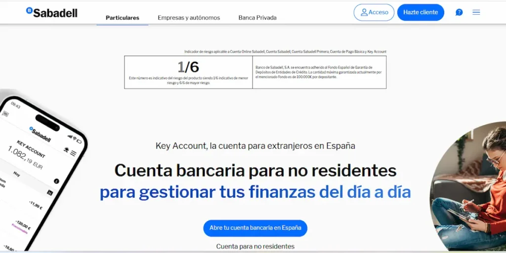 Cuenta Extranjeros Sabadell