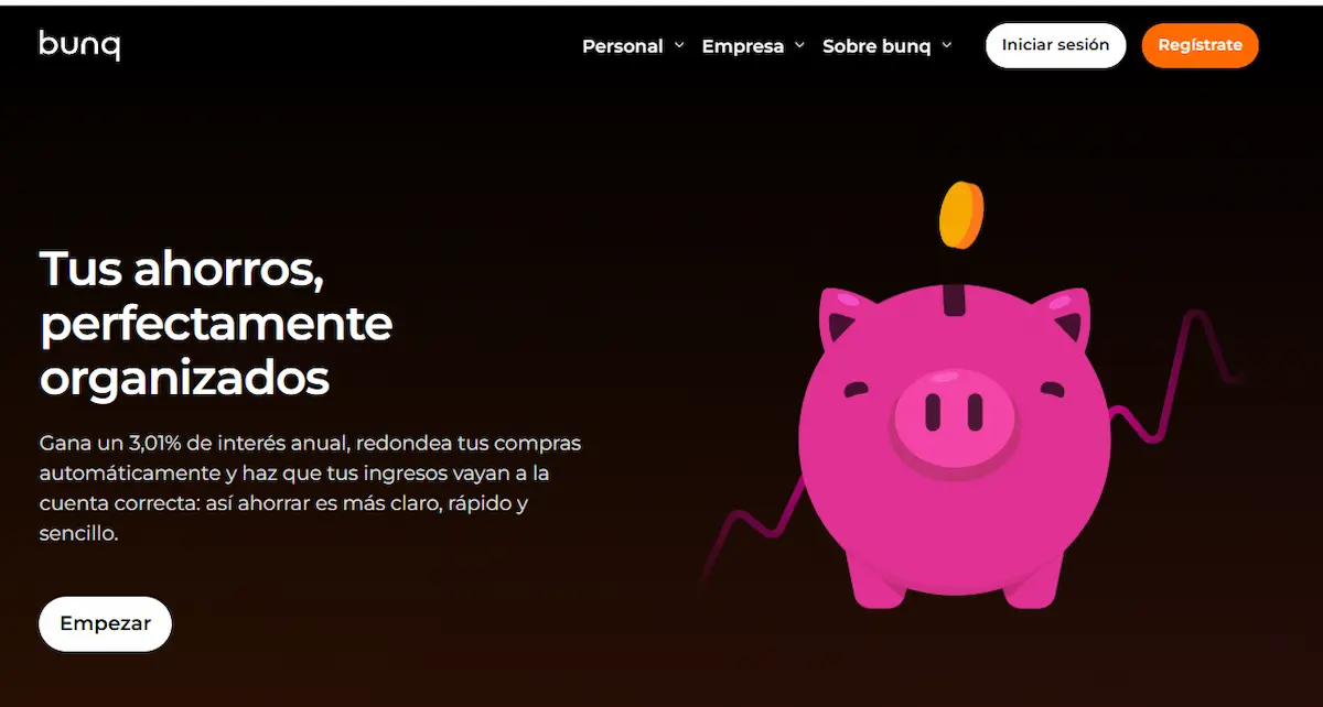 Cuenta remunerada bunq
