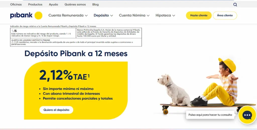 Depósito Pibank