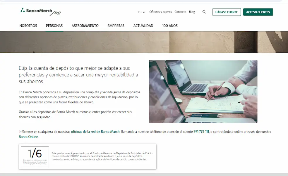 Depósitos Banca March