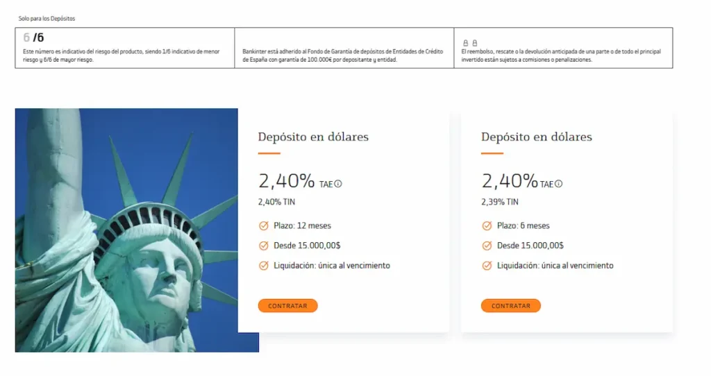 Depósitos Bankinter