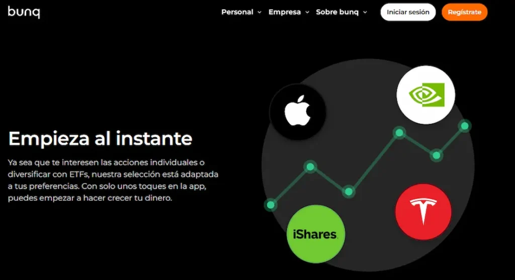 Inversiones en ETFs bunq