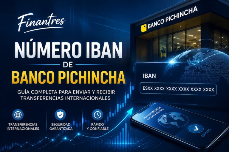 Número IBAN de Banco Pichincha