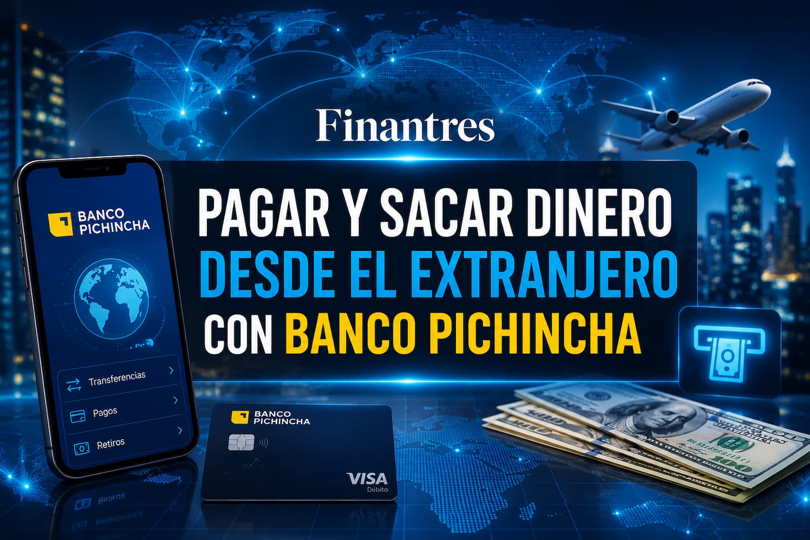 Pagar y sacar dinero desde el extranjero con Banco Pichincha