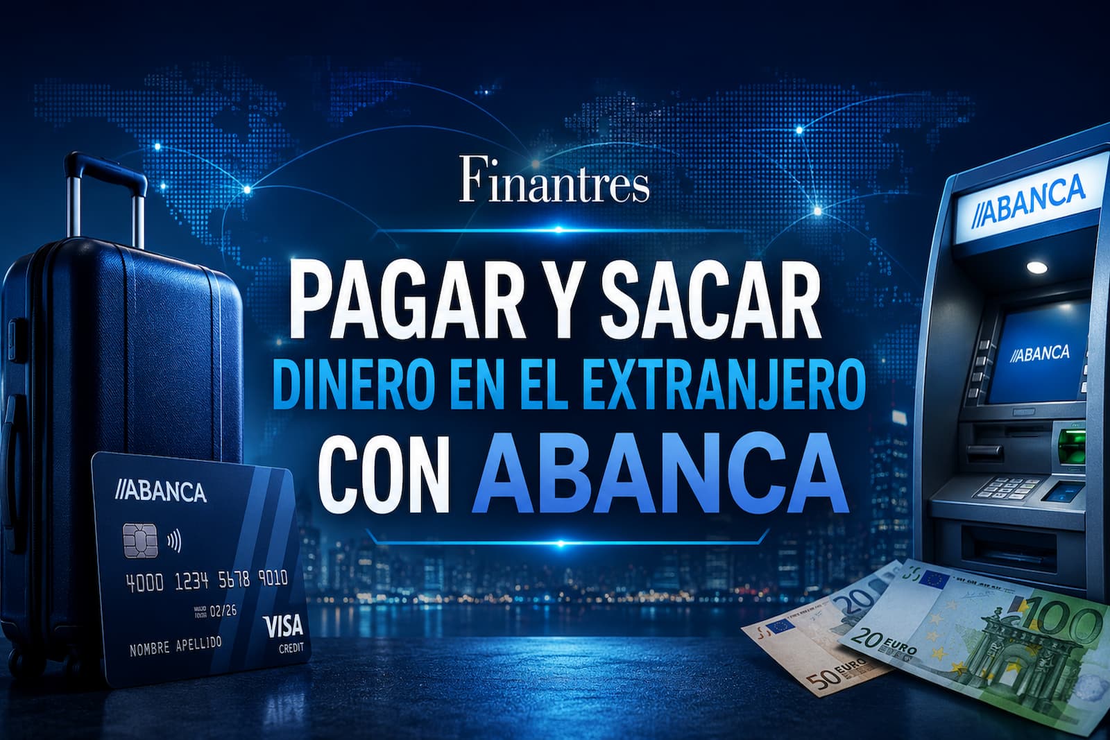Pagar y sacar dinero en el extranjero con ABANCA
