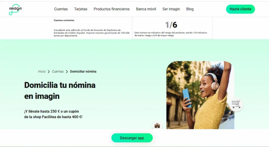 Promoción nómina ImaginBank