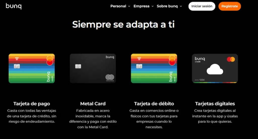 Tarjetas Business bunq