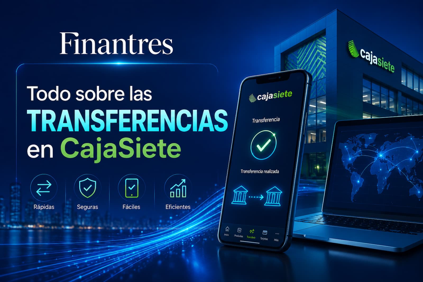 Todo sobre las transferencias en CajaSiete