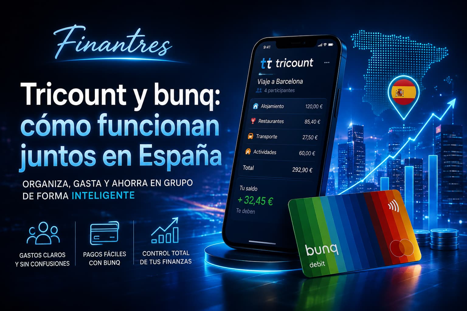 Tricount y bunq: qué relación tienen y cómo funcionan juntos