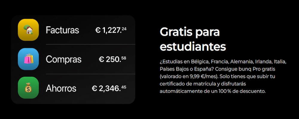 bunq estudiantes