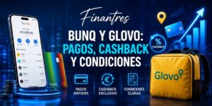 bunq y Glovo pagos cashback y condiciones