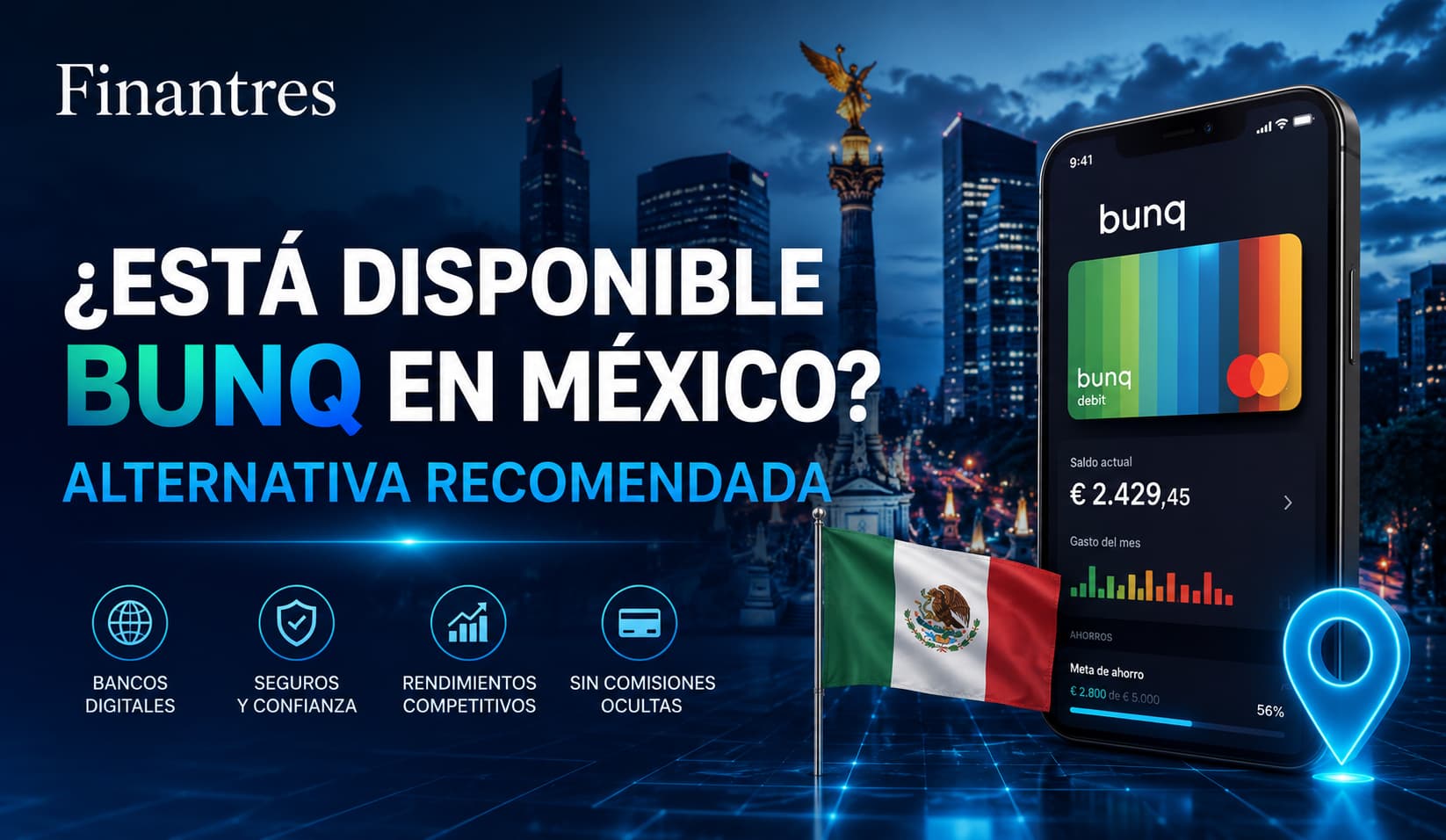 ¿Está disponible bunq en México Alternativa recomendada