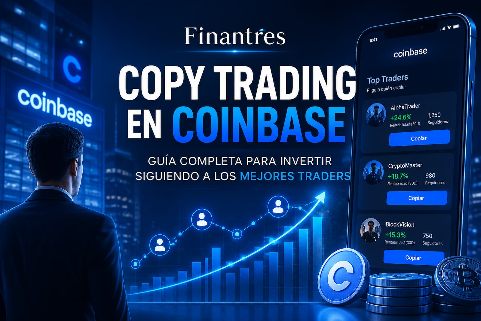 Copy trading en Coinbase
