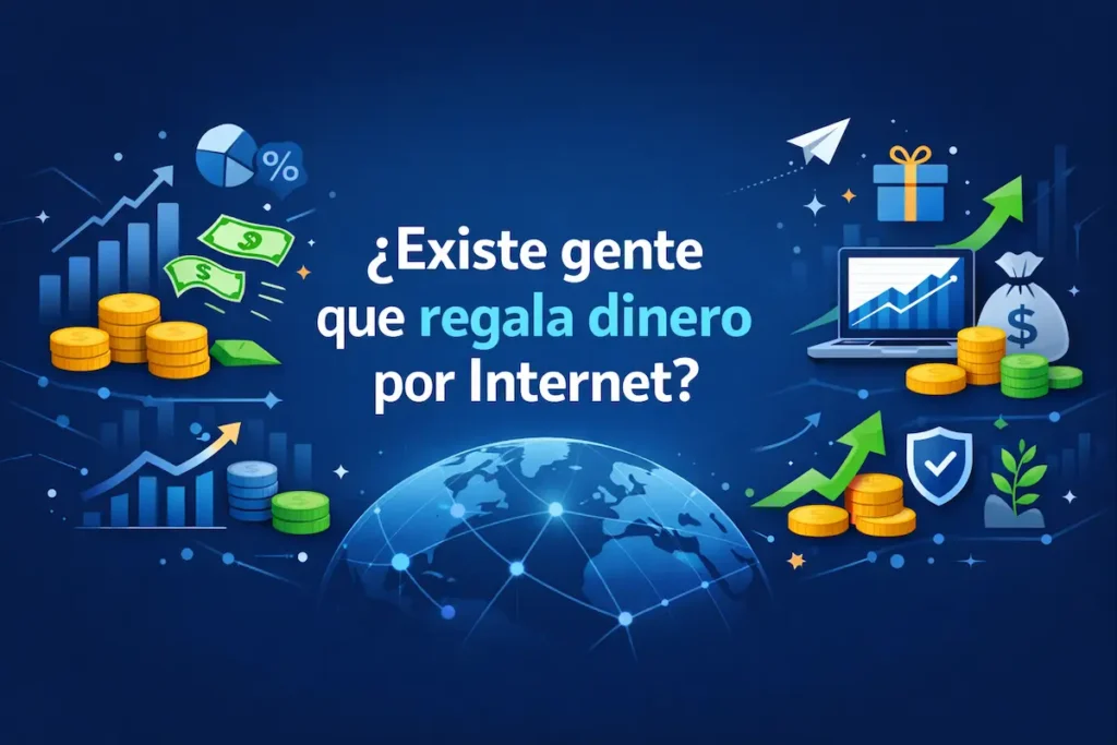 Existe gente que regala dinero por Internet
