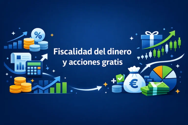Fiscalidad del dinero y acciones gratis
