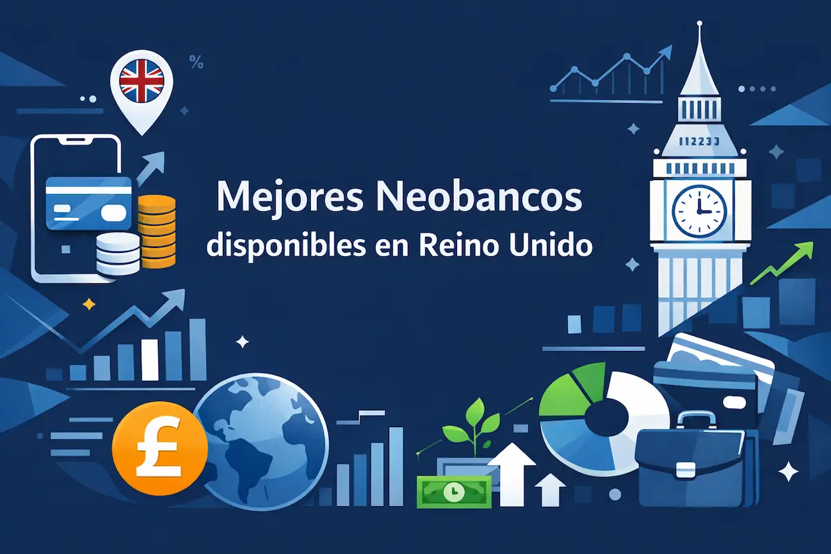 Mejores neobancos disponibles en Reino Unido