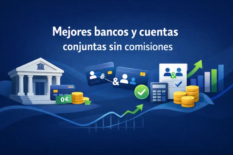 Mejores bancos y cuentas conjuntas sin comisiones