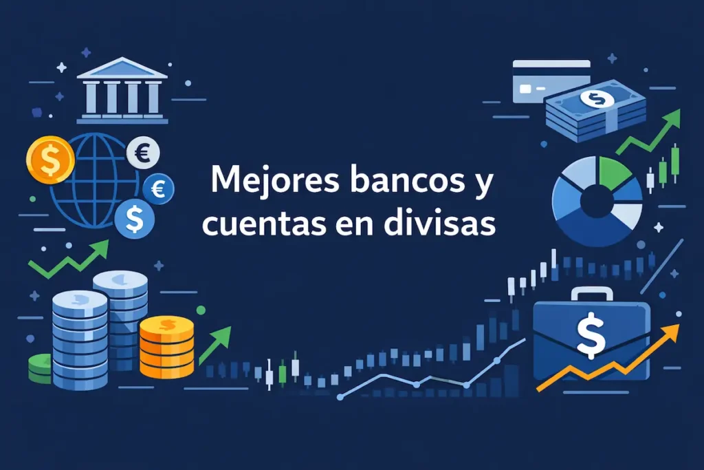 Mejores bancos y cuentas en divisas