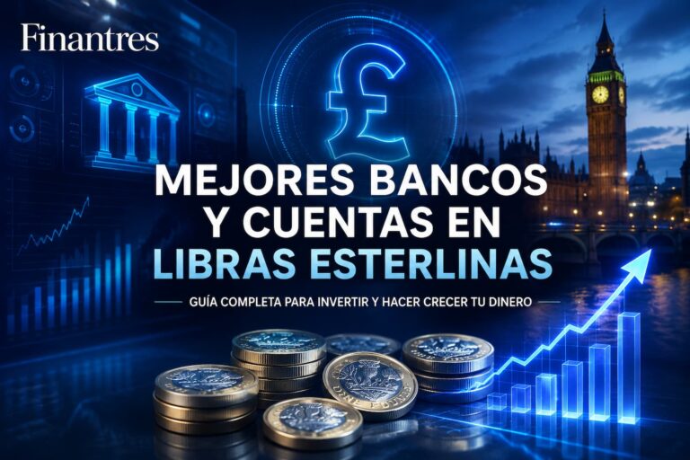 Mejores bancos y cuentas en libras esterlinas