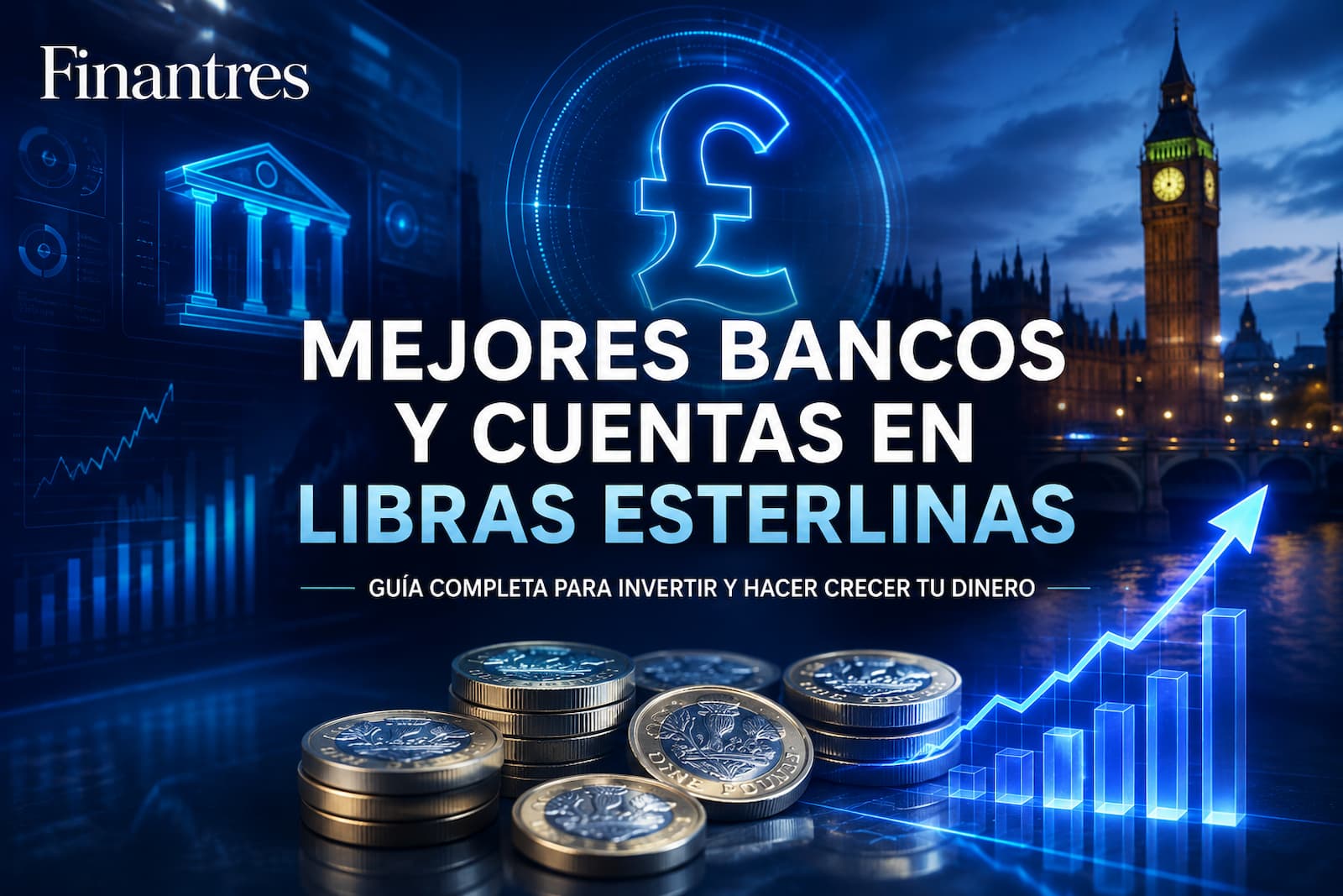 Mejores bancos y cuentas en libras esterlinas