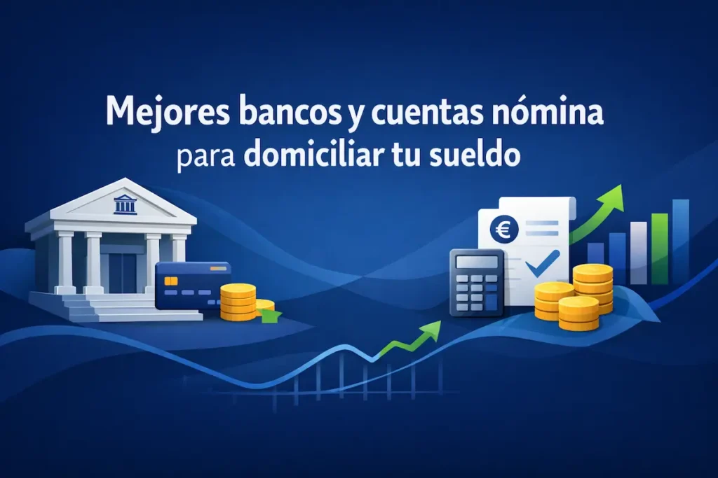 Mejores bancos y cuentas nómina para domiciliar tu sueldo