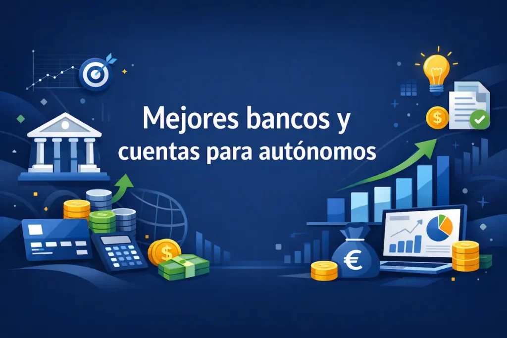 Mejores bancos y cuentas para autónomos