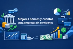 Mejores bancos y cuentas para empresas sin comisiones