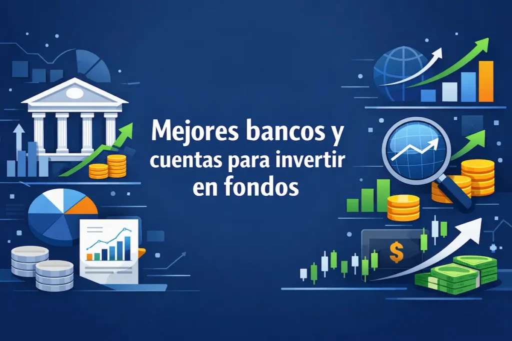 Mejores bancos y cuentas para invertir en fondos