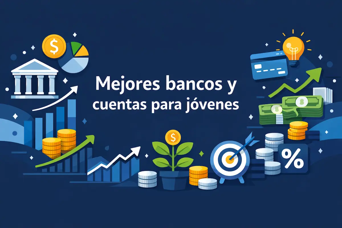 Mejores bancos y cuentas para jóvenes
