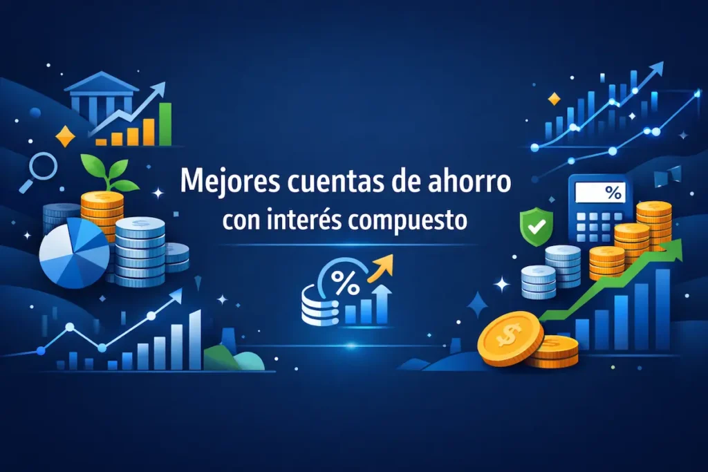 Mejores cuentas de ahorro con interés compuesto