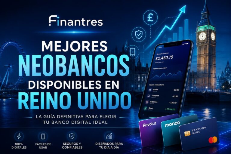 Mejores neobancos disponibles en Reino Unido