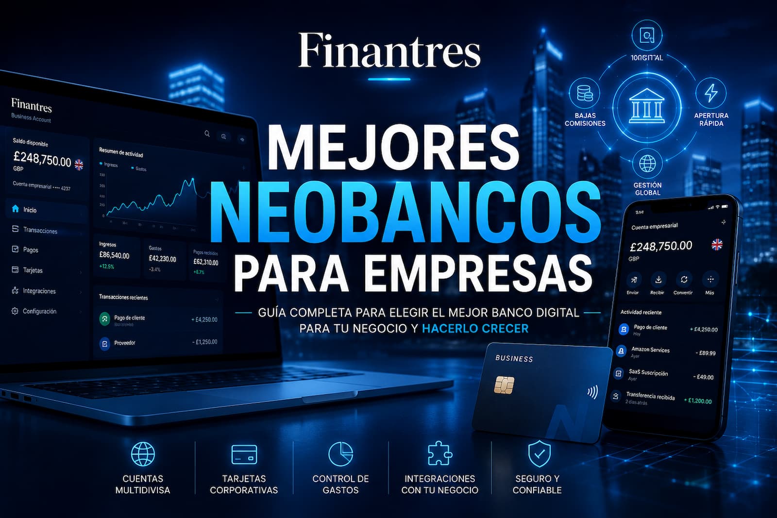 Mejores neobancos para empresas