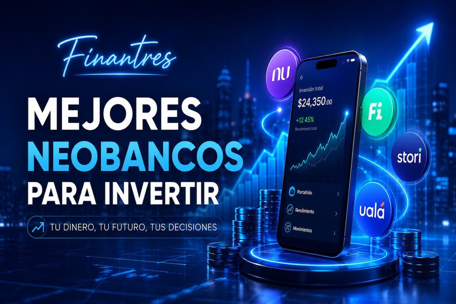 Mejores neobancos para invertir