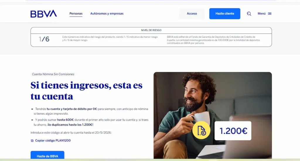 Promoción nómina BBVA