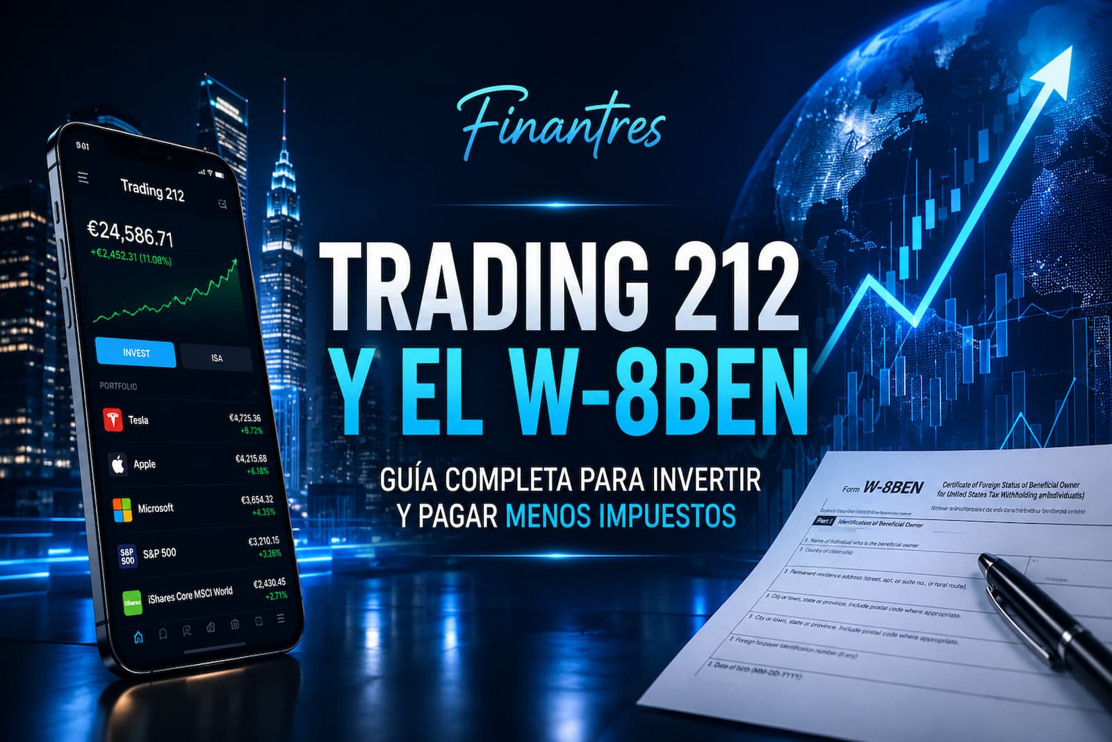 Trading 212 y el W 8BEN