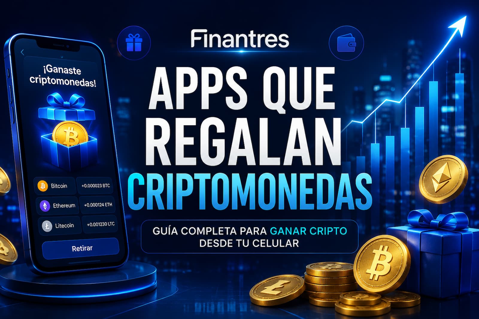 Apps que regalan criptomonedas