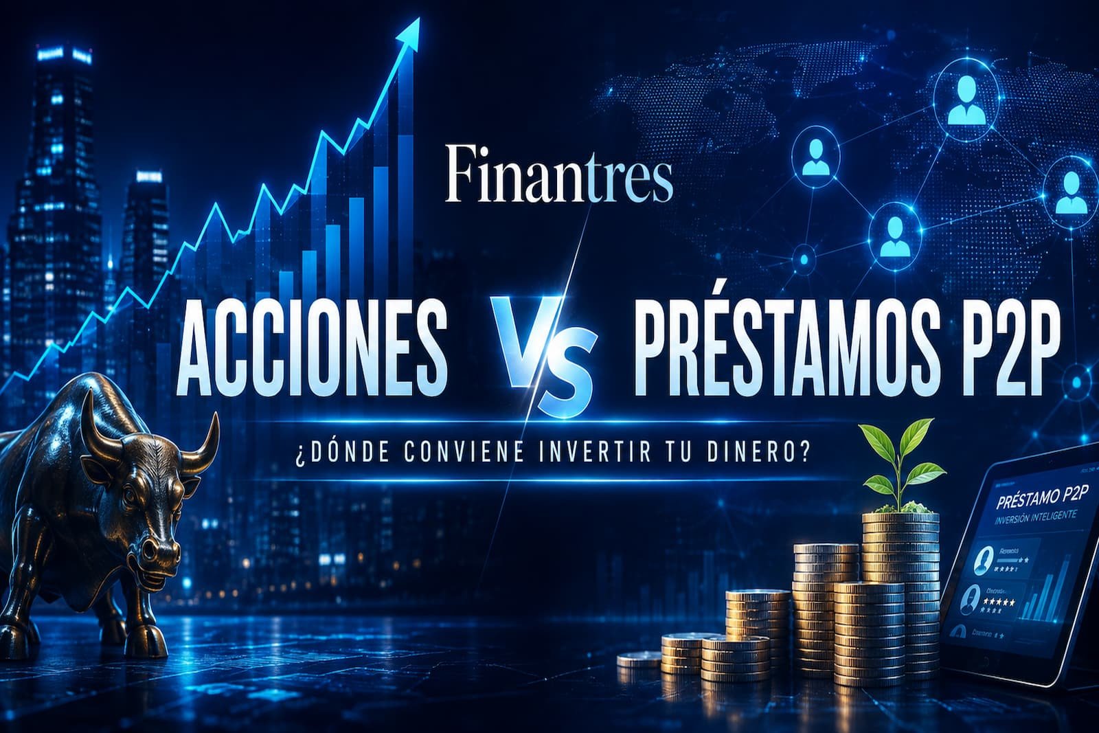 Acciones vs Préstamos P2P