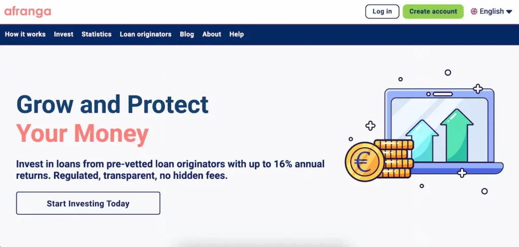 Afranga — plataforma europea de préstamos P2P regulada